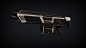 Planetside 2 - NSX Carbine, Fredrick Avén : Model/concept for a series of NSX weapons for planetside 2.

Most of the "fun" stuff with the texture happens in-engine with normal detail and overlay maps. Due to the scale of the game new models/weap