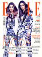 Elle Romania March 2013 Simona Bitusca & Geanina Pistol #杂志# #排版#