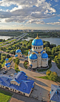 Church of the Holy Trinity at the Borisovo Ponds. Moscow, Russia.