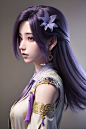 国漫女神完美世界云曦美图壁纸
