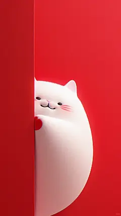 Ai壁纸素材｜IP馒头猫｜躲猫猫系列（返场） - 小红书