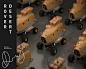 C4D建模渲染练习-沙漠探测车