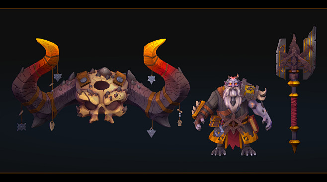 3D Model Dwarf Demon...