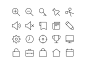 Extremely Simple SVG icons web svg simple pixel perfect icons