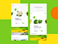 Organic food shopping experience yellow select add cart ux ui order food app instacart vegetarian vegan icons plus round circle swipe shopping food os natural