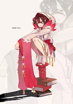 动漫壁纸“桃花妖”