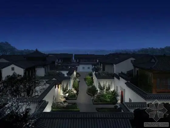 苏州绿城桃花源夜景实景图-苏州绿城桃花源第21张图片-花瓣网