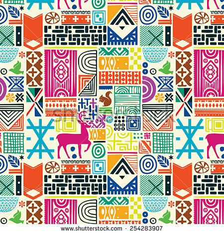 Seamless pattern wit...