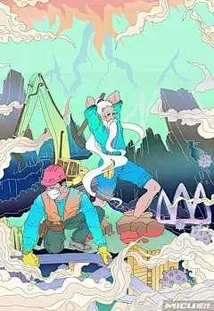愚公和建造火神山和雷神山的工人