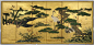 Kano School. Birds and Flowers of the Four Seasons, early 17th century. Japan. The Metropolitan Museum of Art, New York. Purchase, Mrs. Jackson Burke and Mary Livingston Griggs and Mary Griggs Burke Foundation Gifts, 1987 (1987.342.1,2) | In the right-han