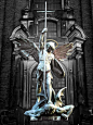 Archangel Michael conquering the Devil Hamburg, Germany - St. Michaelis Church Tombamasta, Large image: HERE . Artemis: For Traveller. :...: