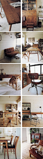 木智工坊：TRUCK家具是由一对夫妻黄濑德彦与唐津裕美创建的，呈现里外如一、纯粹自然的气质。via：http://t.cn/aWvWDw