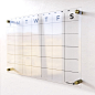 Acrylic Calendar - Dry Erase Wall Board - Clear Whiteboard – DeskBoard Buddy