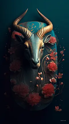 AI绘画_Prompts_HBB_Chinese_Zodiac_goat_8e330e06-89da-40e6-a3c2-4994caeee39b_xpanx.com