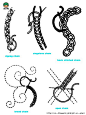 108种英国传统刺绣针法教程 刺绣基本针法大全╭★肉丁网