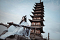 模特/胤川/微博胤川kawa/cos角色/魔道祖师蓝忘机/魔道祖师/角色扮演/古风/古装Cose/绘画参考/花瓣/雨清露  川爸是男装大佬是女孩子！