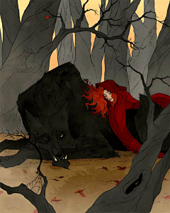 胖头鱼呐采集到C【插画-Abigail Larson】