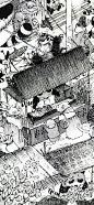 巨幅黑白镇复刻版落户巴厘岛熊猫餐厅... 来自明子的水墨奇幻世界 - 微博