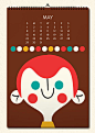 Kids Calendar on Behance