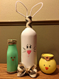 Easter Wine Bottle Decor