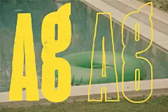 英文字体：夏日怀旧假期氛围灰尘划痕纹理字体拼贴字母动画字体素材 Animated Font Agharti