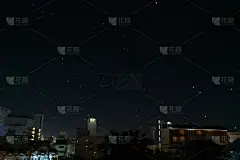 清迈省,天空,元宵节,泰国,拉那风景饭店,水平画幅,夜晚,无人,loi krathong,易鹏