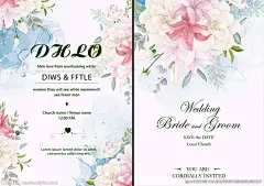 婚庆婚礼请帖邀请函婚纱结婚浪漫