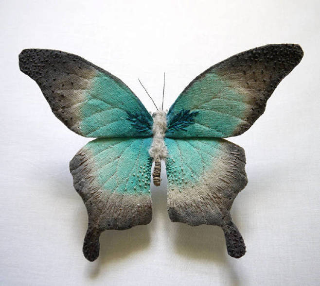 彩色纺织蝴蝶 | 北加州艺术家 Yumi...