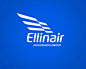 标志说明：希腊Ellinair航空公司标志设计。——LOGO圈