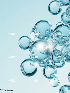 玻璃球微生物美白效果海报