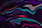 时尚流体背景大理石水波纹理流光图案抽象科技背景海报设计素材