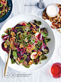 Fig and beetroot Salad with goat's cheese dressing.Via Donna hay Dec/Jan 2016