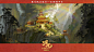 【#电影哪吒之魔童降世#发布场景概念设计图】
一片荷叶一世界，一座龙宫亦是牢笼。
一场梦境的编织，是无数次对设定的斟酌。
汲养于传统，不畏于立新，方得此“山河”。

#哪吒场景概念设计# ​​​​