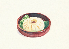 一颗沉默的蟠桃采集到Painting | Food