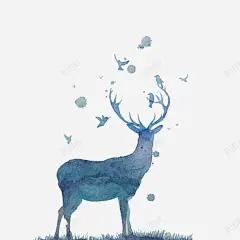 卡通小鹿高清素材 免费下载 页面网页 平面电商 创意素材 png素材