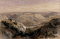 Jerusalem_from_the_south,_Israel._Coloured_lithograph_by_Lou_Wellcome_V0049400