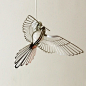 北欧飞鸟型创意灯罩（银色） #创意家居# #北欧风格#