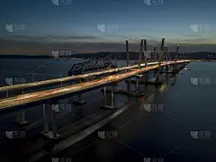 新的,塔潘泽大桥,桥,纽约州,脐钉,遗嘱,超轻型飞机,马里奥,建造