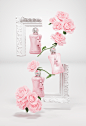 art CGI cloth design digitalart parfume rose White