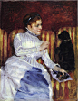 美国玛丽·史帝文森·卡萨特（Mary Stevenson Cassatt）油画作品三(17)