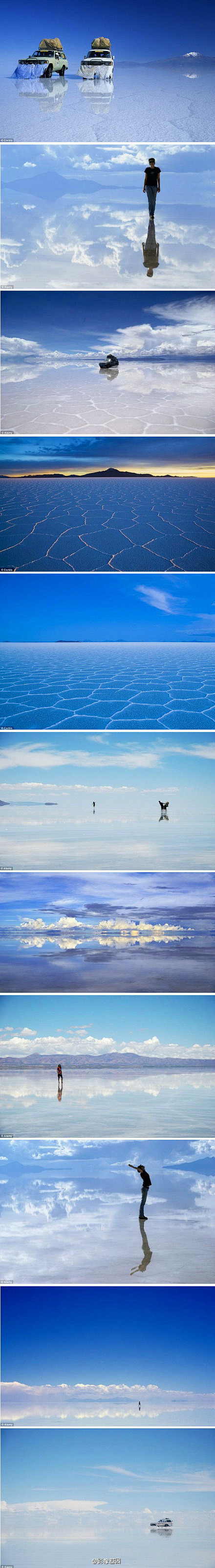 玻利維亞的烏尤尼鹽湖 (Salar de...