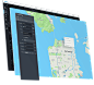 Maps : Mapbox is built on vector maps, an advanced approach to mapping where data is delivered to the device and mathematically rendered in real-time.