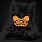 Cat Game Controller logo Design