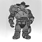 space dwarf cowboy, Dusko Bjeljac : This one was really fun to draw. Inktober's over but we're still kickin it. Stay tuned because I'll probably color this guy in. 
https://www.instagram.com/crnidukat/