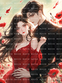 赛多封面设计工作室采集到版权-都市女频双人多人【授权QQ3324352440】