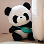 可爱熊猫花花玩偶毛绒玩具仿真大号小熊猫公仔抱睡儿童男女生礼物-tmall.com天猫