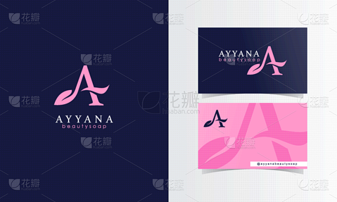 a leaf beauty logo m...