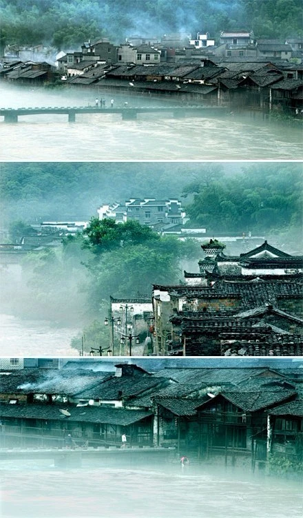 江西瑶里：天青色等烟雨而我在等你，炊烟袅袅升起隔江千万里。-花瓣网
