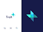 TraX X Track Tracking应用程序图标符号标记徽标徽标