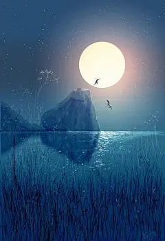 11张孤独治愈系插画设计，心累看看！